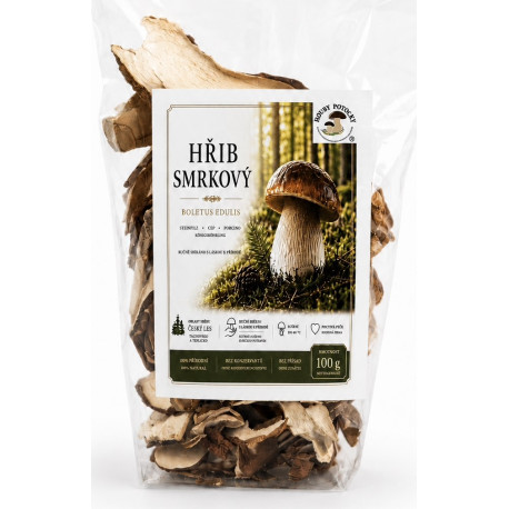 Hřib smrkový - sušený 100g