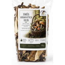 Směs hřibovitých hub - sušené 100g